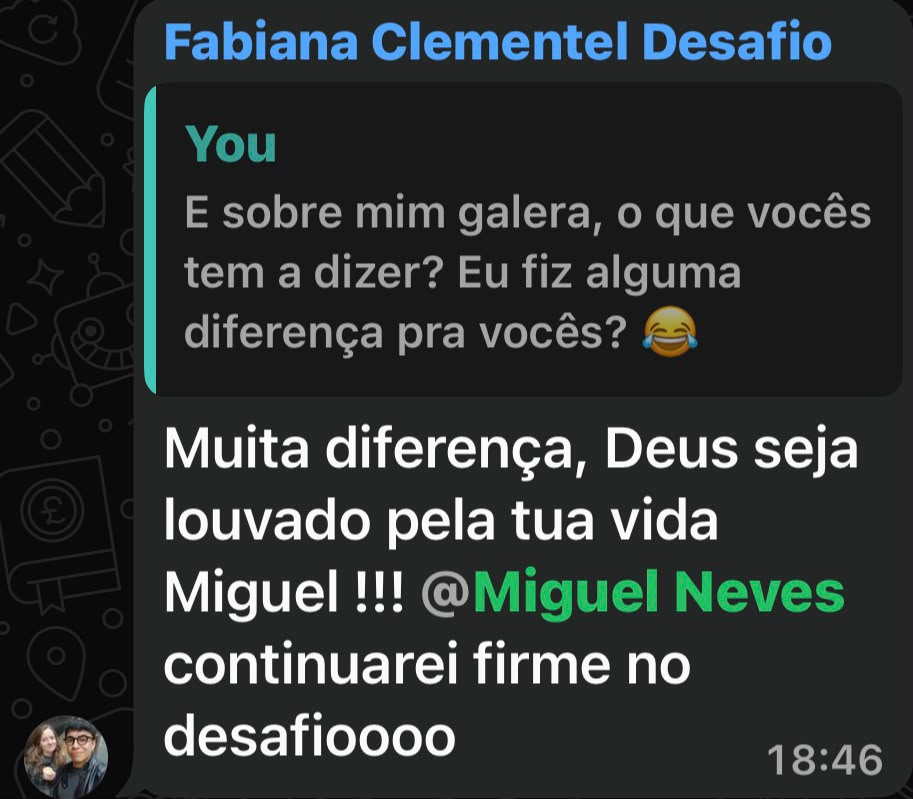 Depoimento real de participante do Desafio ELITE21 4