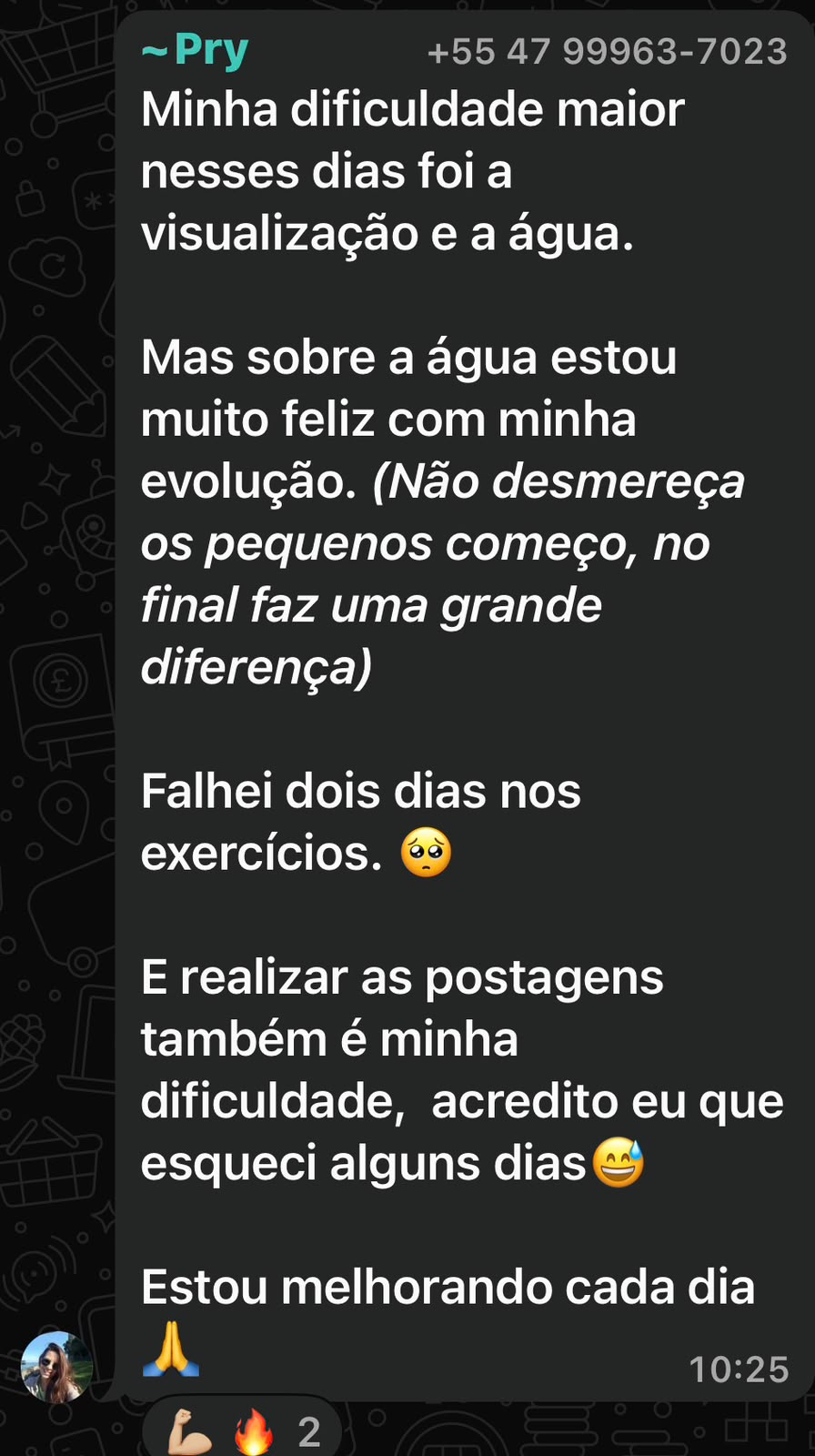 Depoimento real de participante do Desafio ELITE21 8